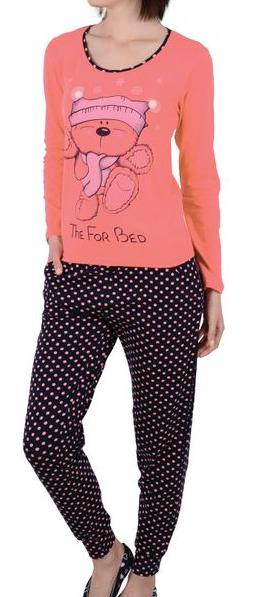 Пижамы для женщин с брюками (длинный рукав) 96088