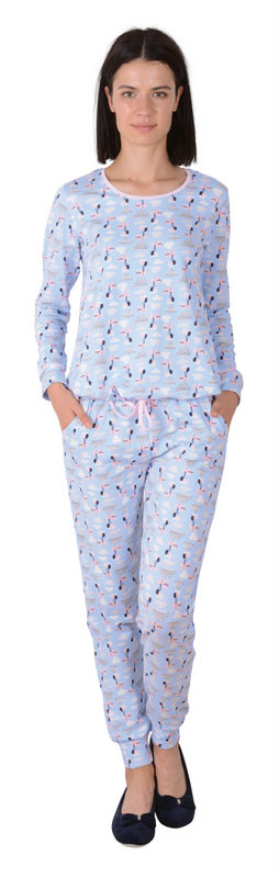 Пижамы для женщин с брюками (длинный рукав) 96159