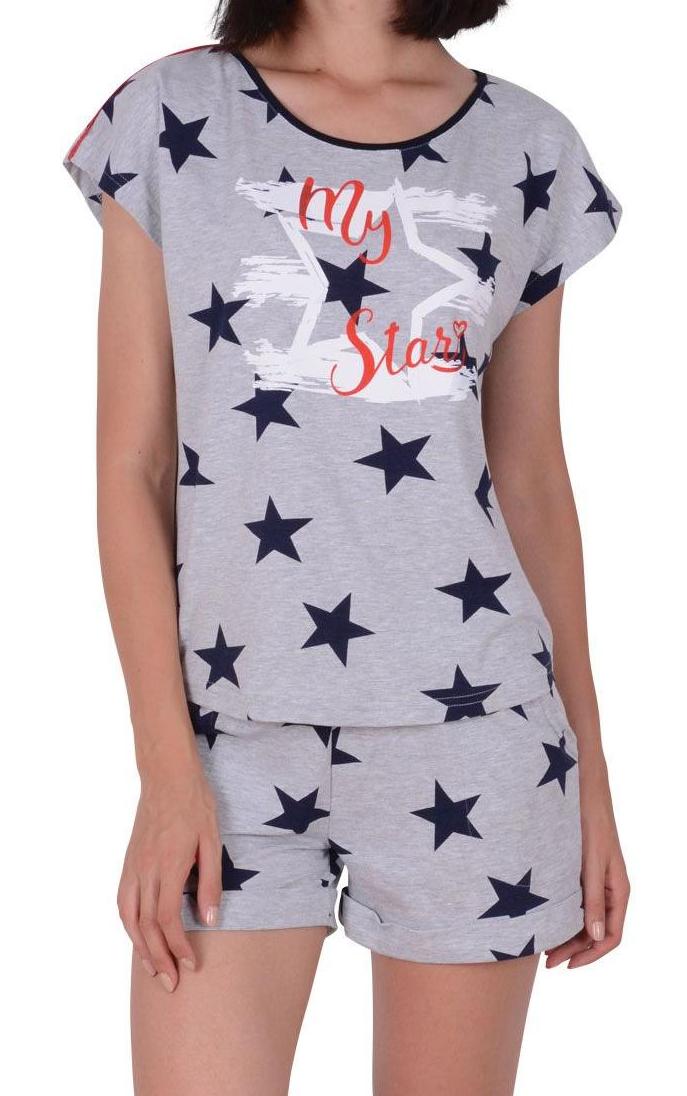 Пижамы для женщин с шортами (с футболкой) 80856
