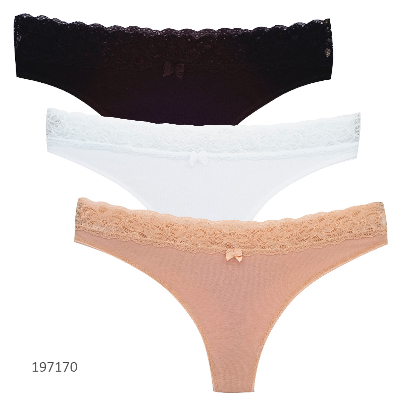 стринги для женщин (средний размер/цветные/кружевные) 197170