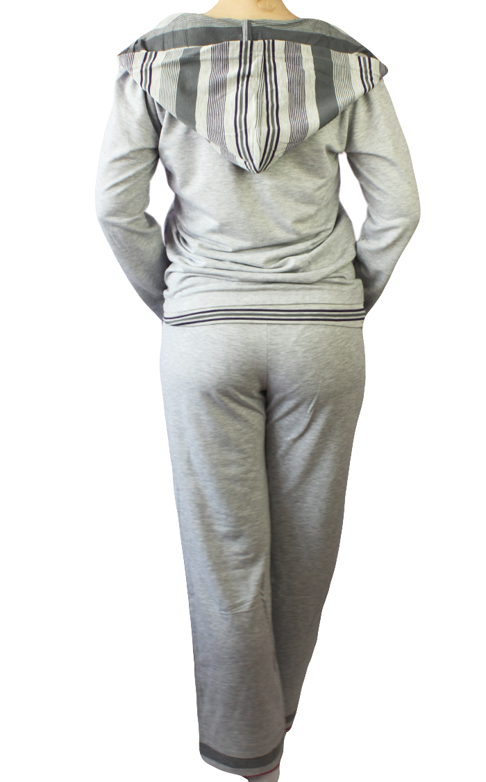 Пижамы для женщин с брюками (длинный рукав/утепленные) 15011