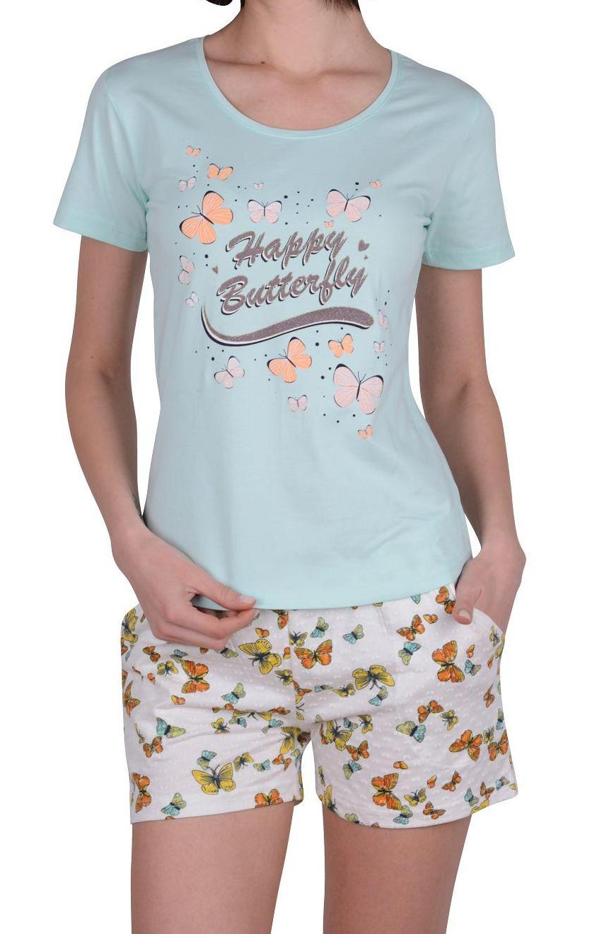 Пижамы для женщин с шортами (с футболкой) 80831