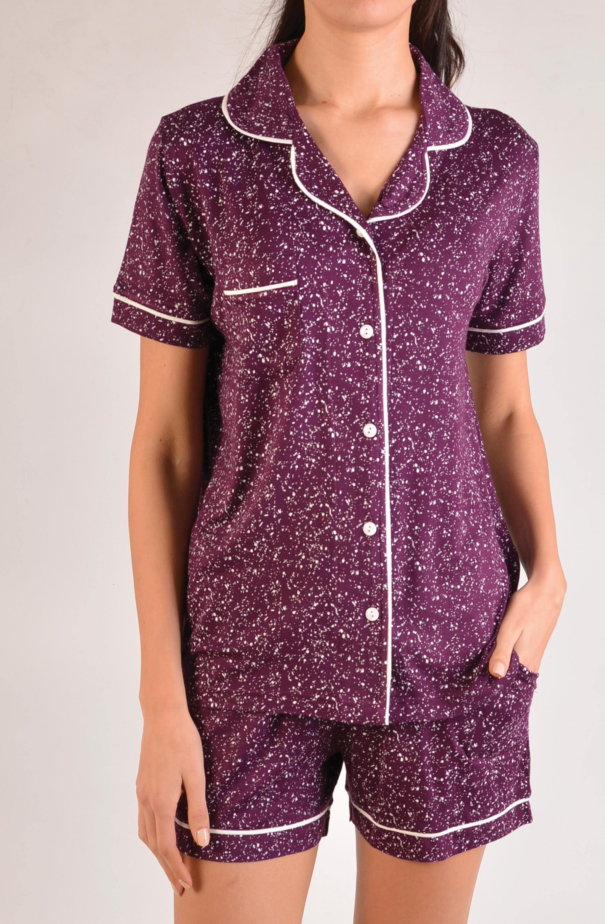 Пижамы для женщин с шортами (короткий рукав) 60004