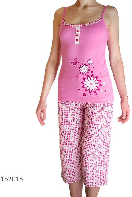 Пижамы для женщин с бриджами (узкие бретельки) 152015