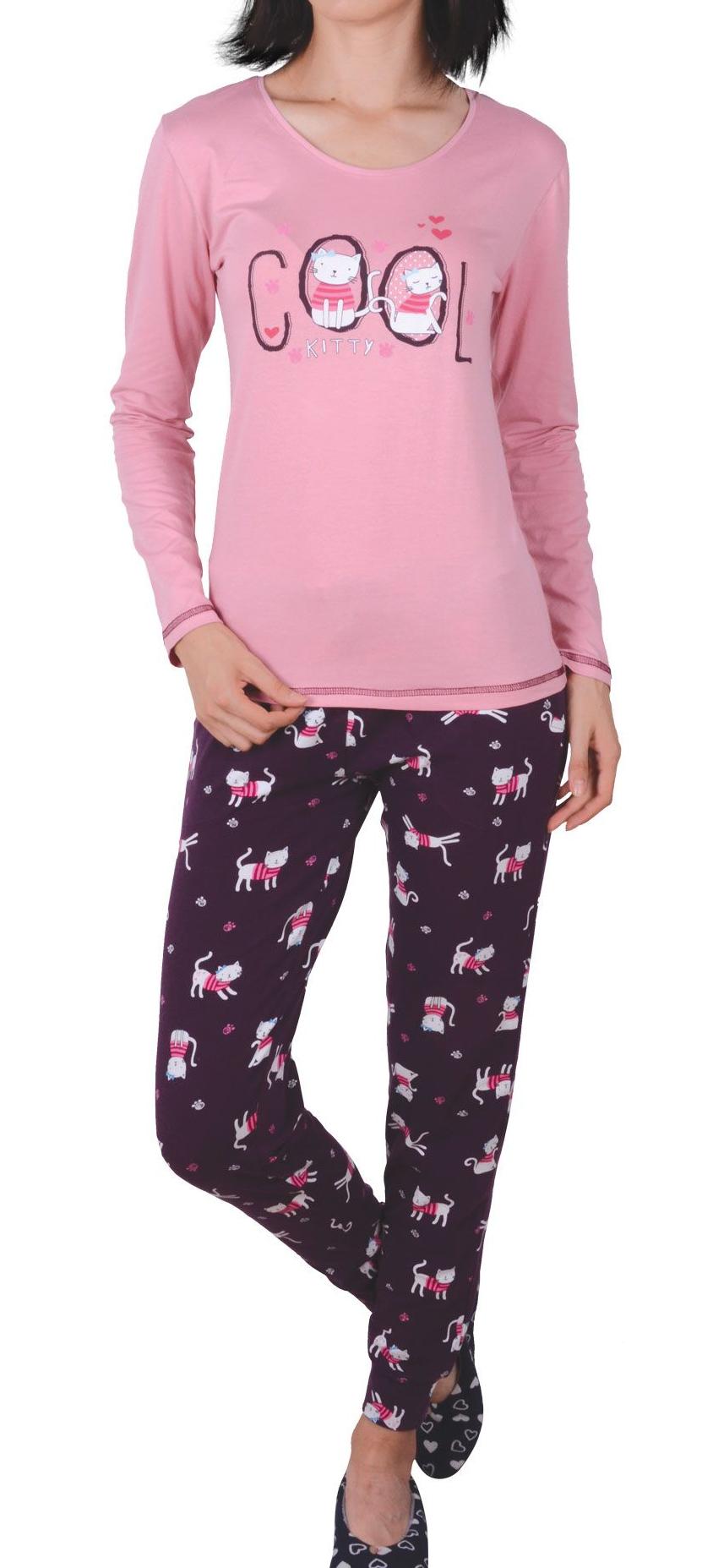 Пижамы для женщин с брюками (длинный рукав) 96140
