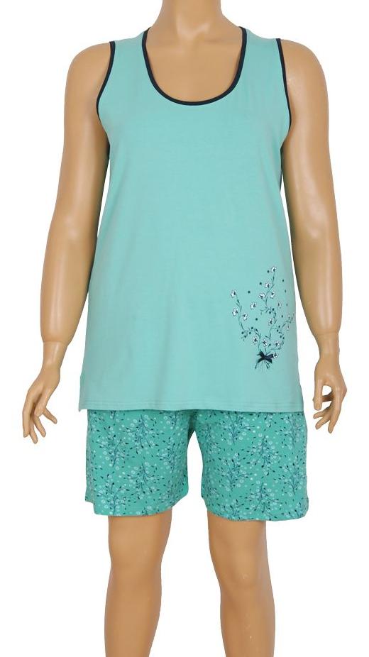 Пижамы для женщин большой размер (с шортами/широкий бретельки) 84989