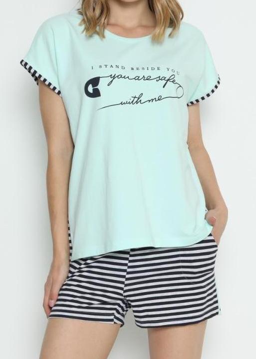 Пижамы для женщин ( с шортами/с футболкой) 60065