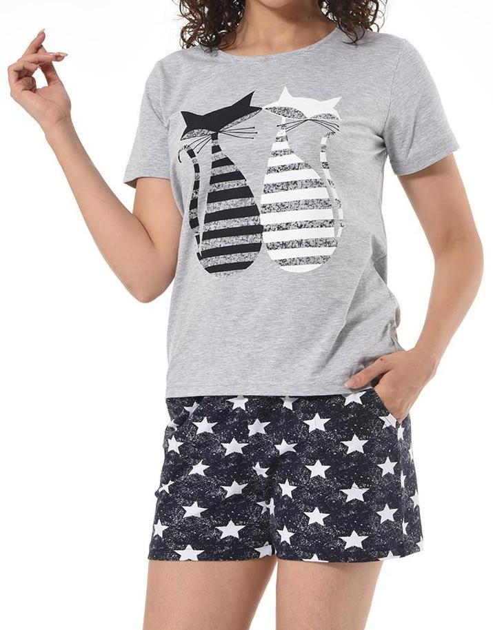 Пижамы для женщин с шортами (с футболкой) 80993