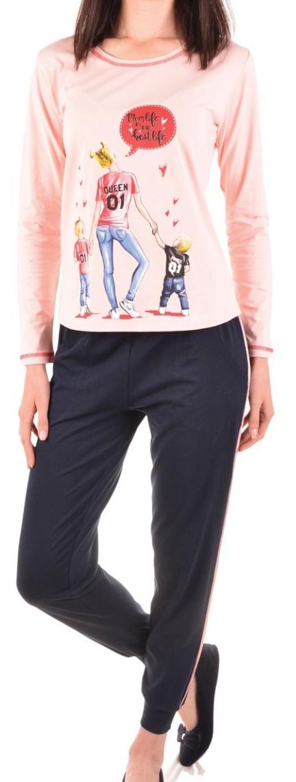 Пижамы для женщин с брюками( длинный рукав) 96205