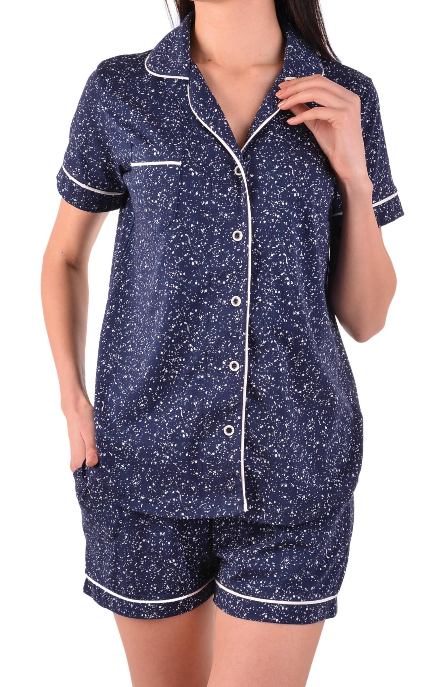 Пижамы для женщин с шортами (короткий рукав) 60004