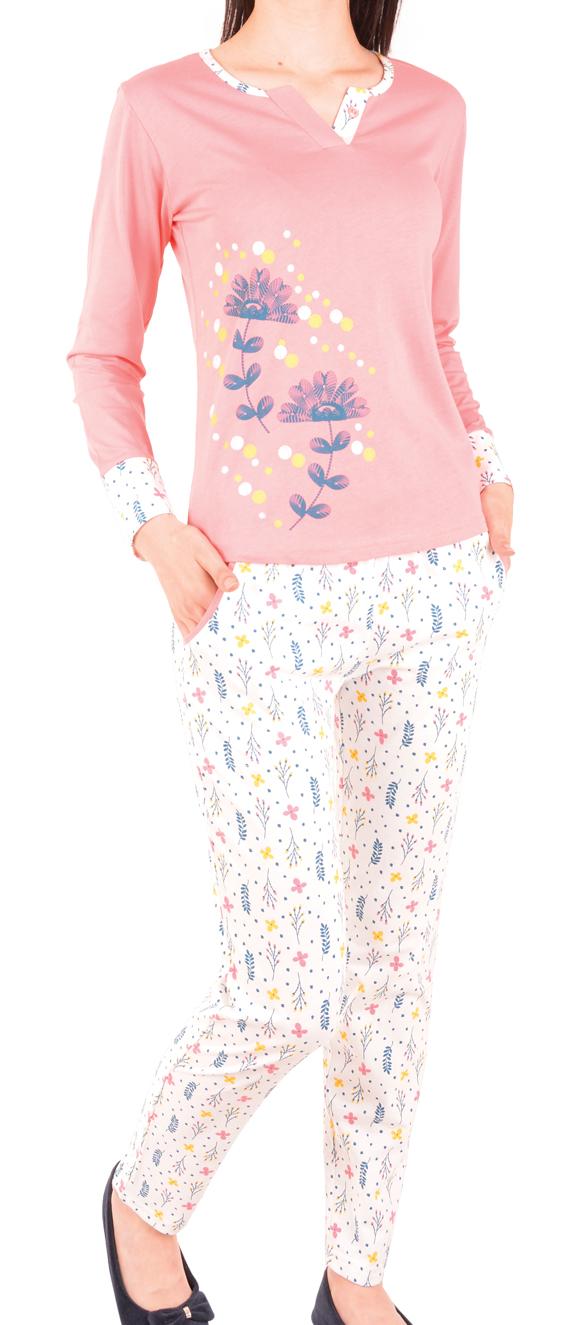 Пижамы для женщин с брюками ( длинный рукав) 96208