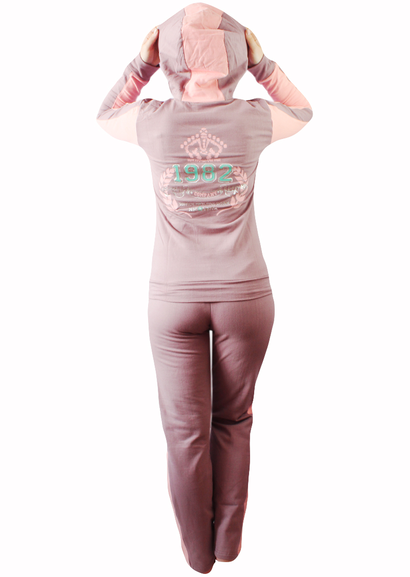 Пижамы для женщин с брюками (длинный рукав/утепленные) 88206
